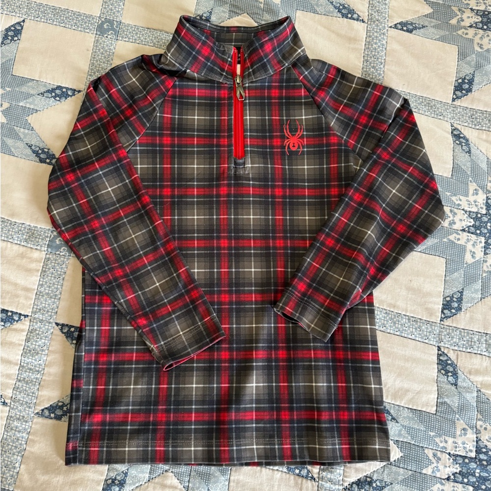 Boys Spyder pullover base layer